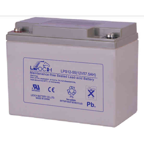 [LPS12-55] Batería plomo-ácido Leoch AGM 12 V 55 Ah sin mantenimiento