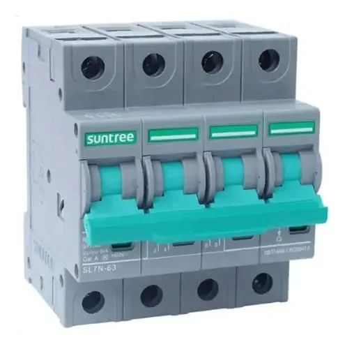 [SL7-63 1000V4P40A] Interruptor termomagnético CC 1000 V 40 A