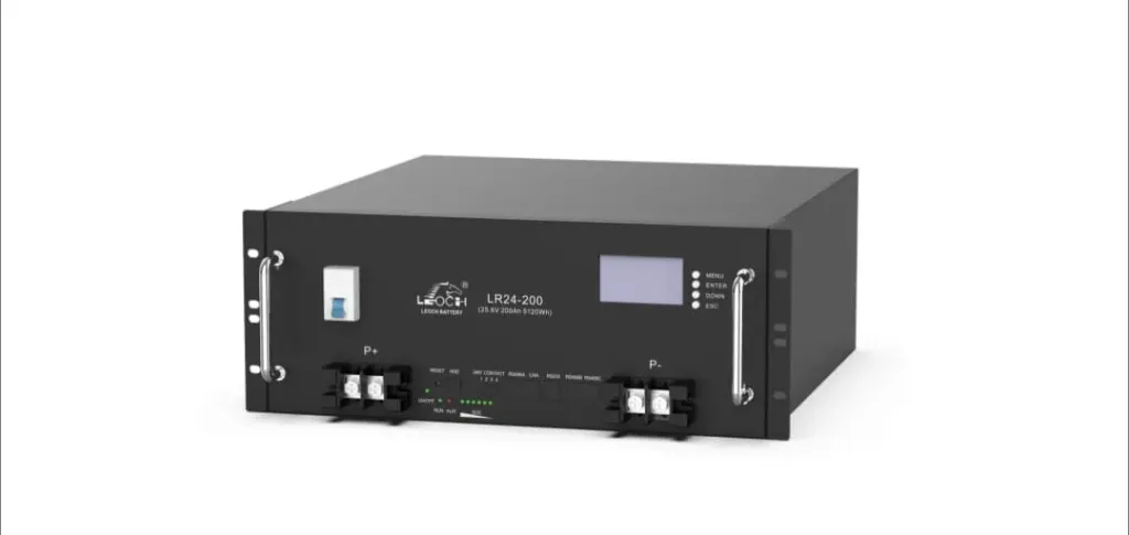 [LR24-200] Batería litio Leoch rackeable 25,6 V 200 Ah
