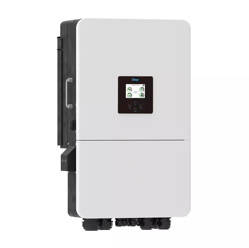 Inversor Hibrido Trifásico 15 kW - IP65 - Hasta 10 en paralelo - 2 MPPT - Funciona con banco de baterías de 48V (Litio o Pb Ácido) - Picos de hasta 30000W por 10s - 5 años de garantía - Soporta salida trifasica desbalanceada - Wifi incluido (Monitoreo via Deye Cloud)- Limitador de inyeccion incluido
