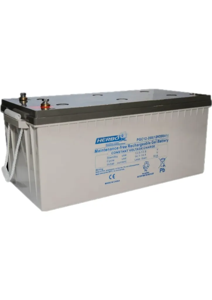 Batería plomo-ácido HERBO 12 V 200 Ah sin mantenimiento