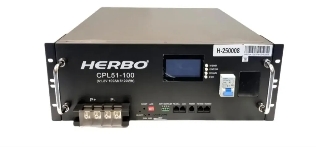 Batería litio HERBO rackeable 51,2 V 100 Ah