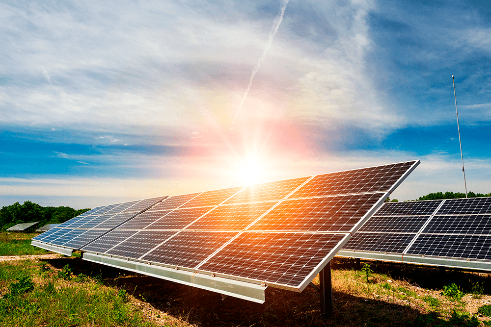 Parque de paneles solares